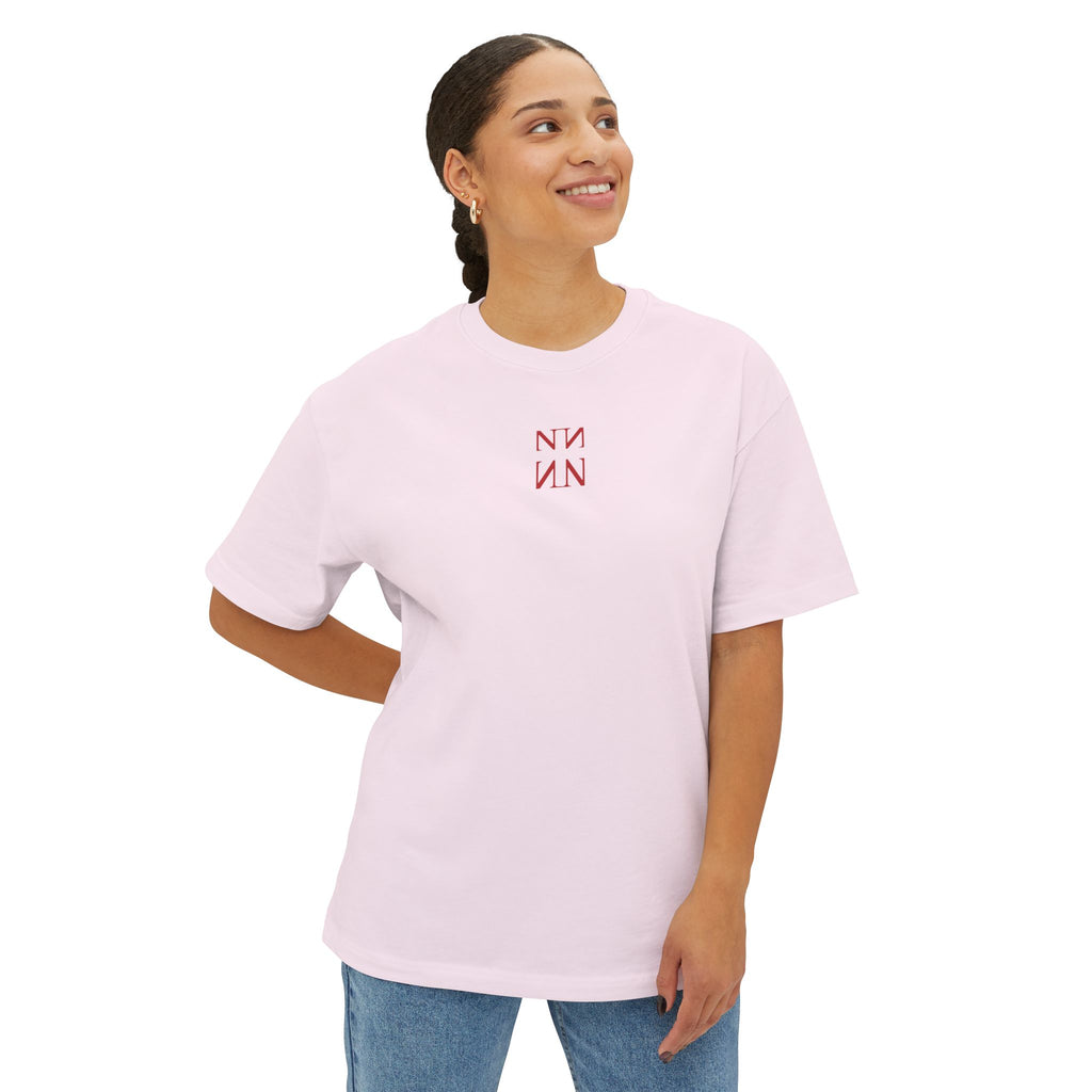 Unisex Oversized Boxy Shirt, Dracula.-Red colection