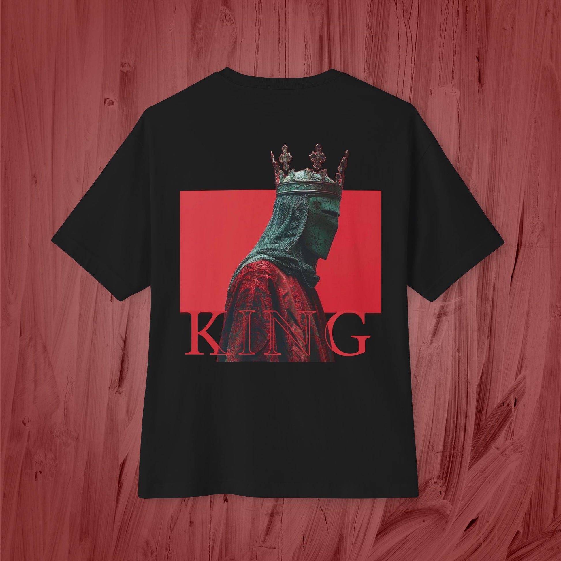 Unisex Oversized Boxy Tee - king red collection