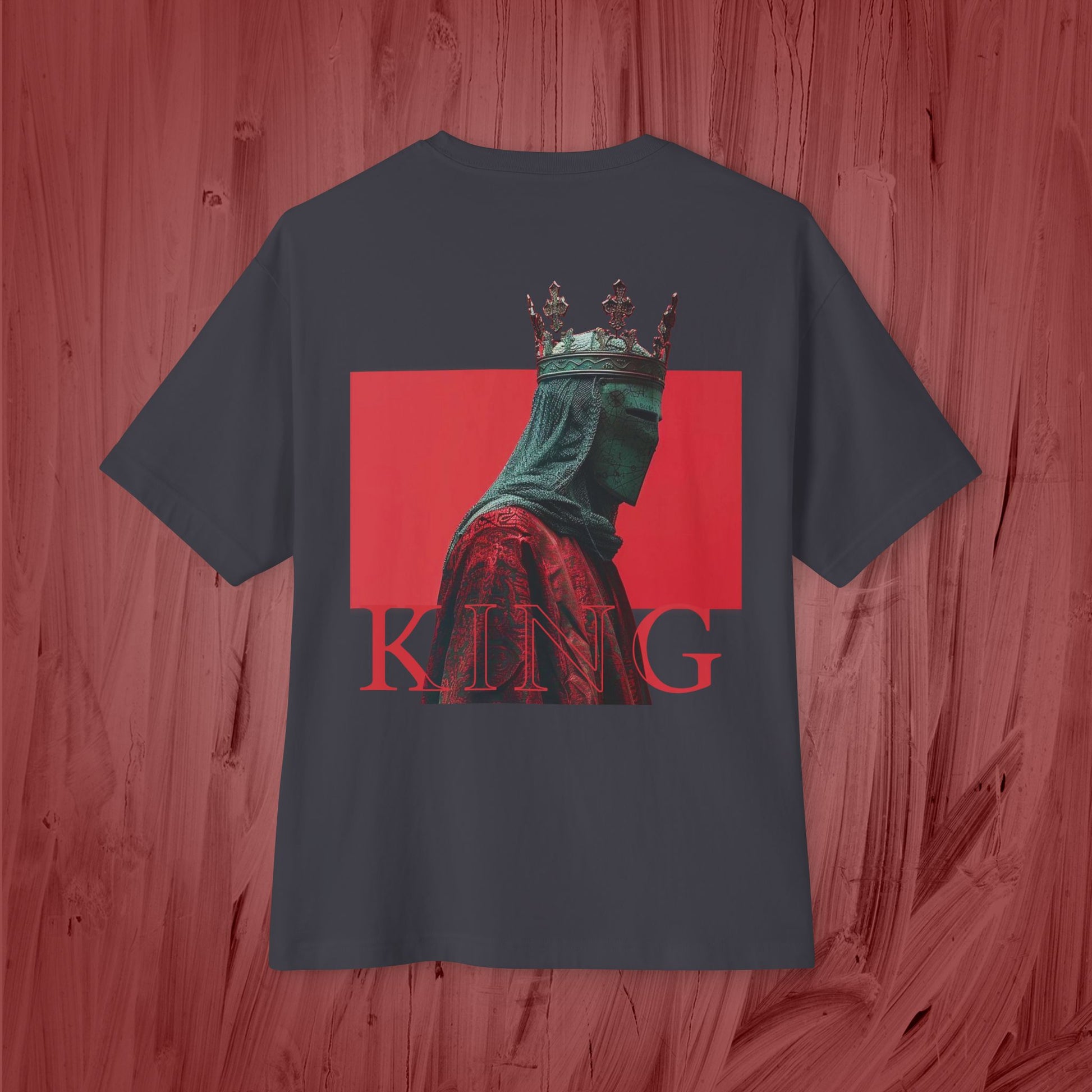 Unisex Oversized Boxy Tee - king red collection