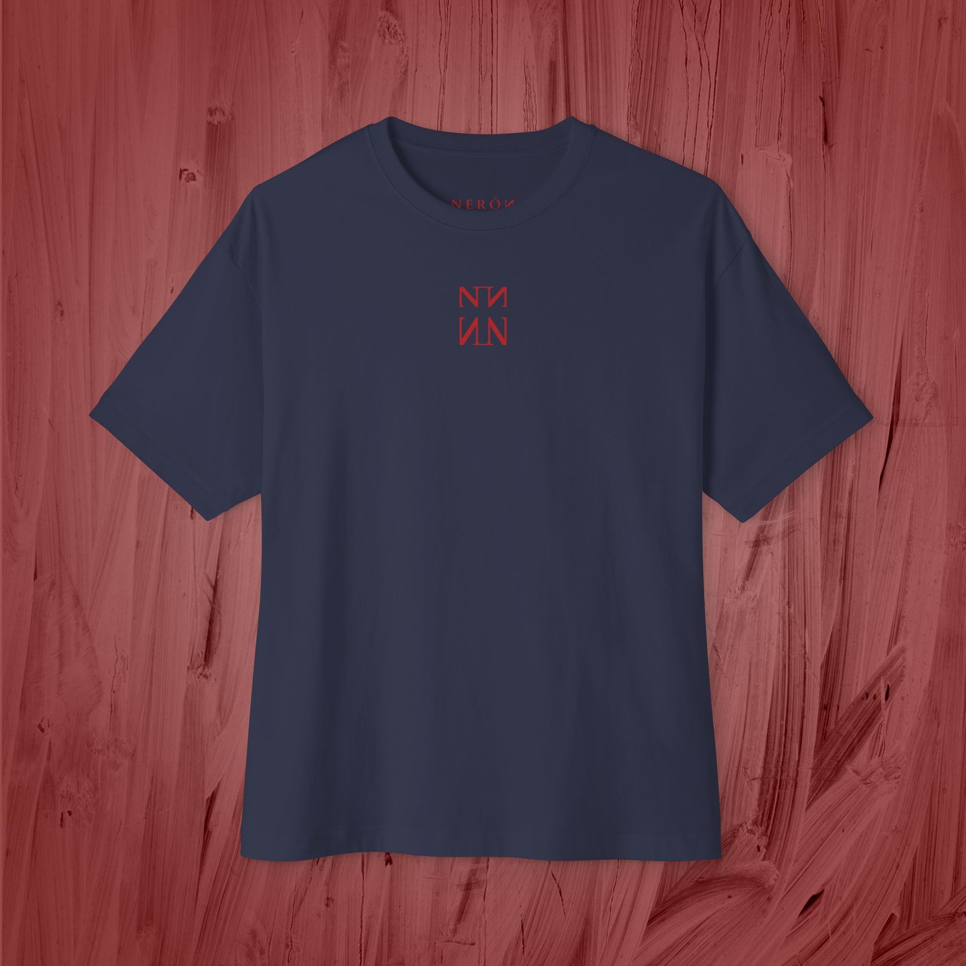 T shirt over sized - ladder to the underworld.- red colection