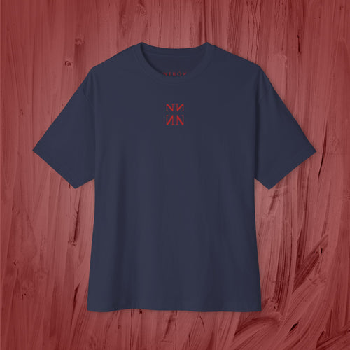 T shirt over sized - ladder to the underworld.- red colection