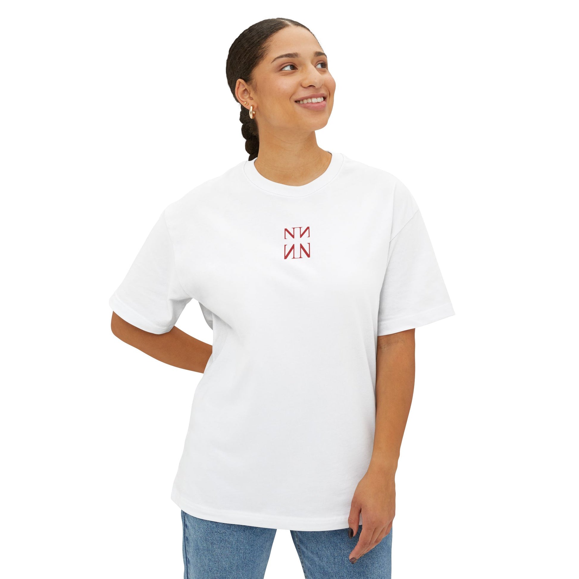 Unisex Oversized Boxy Shirt, Dracula.-Red colection
