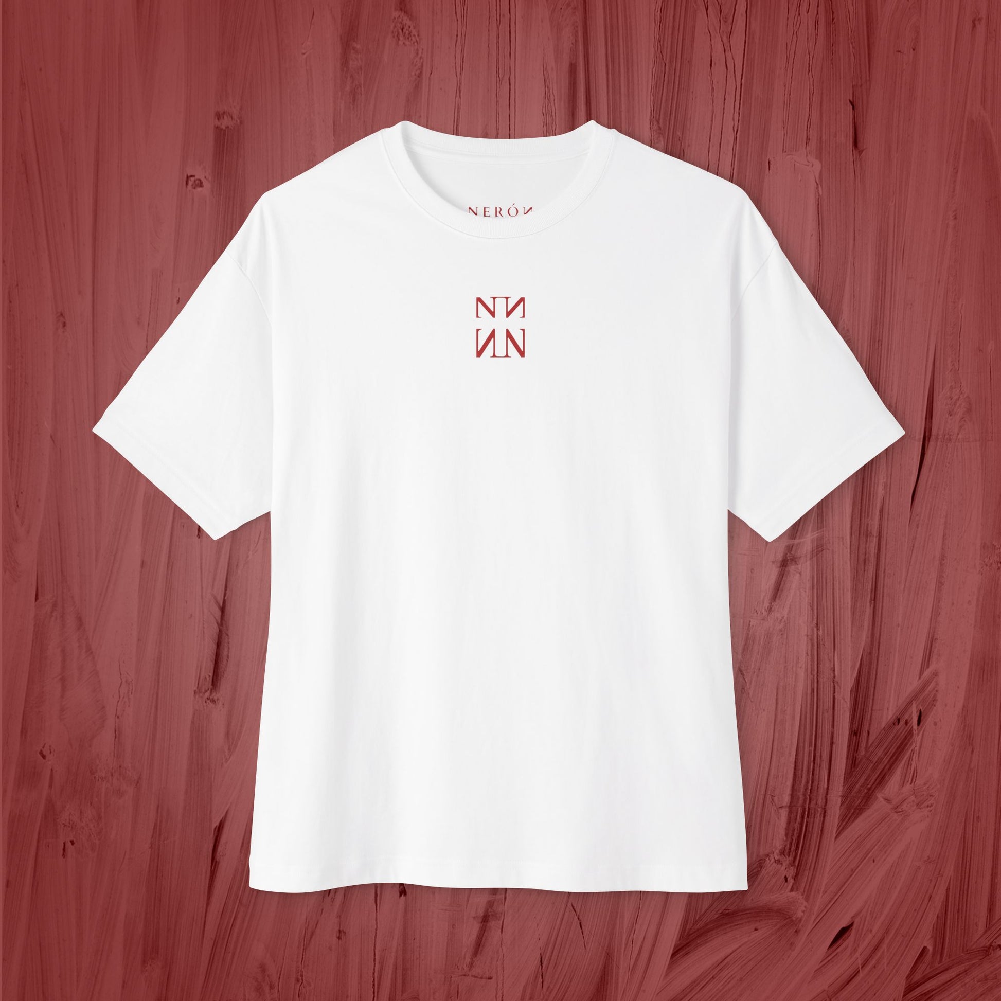 Artistic Unisex Oversized Boxy Tee - Casual Fashion, Graphic Tee, Statement Top, Trendy Clothing, Unique Gift Idea