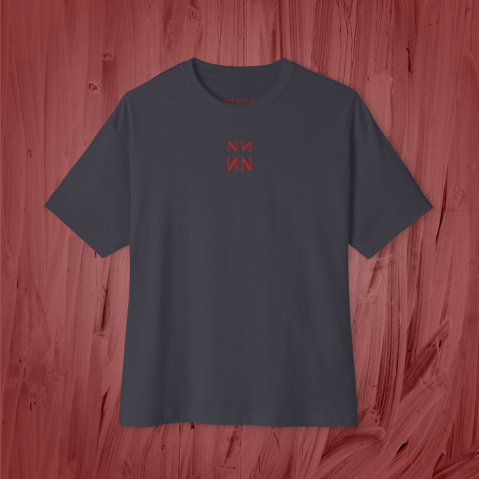 Unisex Oversized Boxy Shirt, Dracula.-Red colection