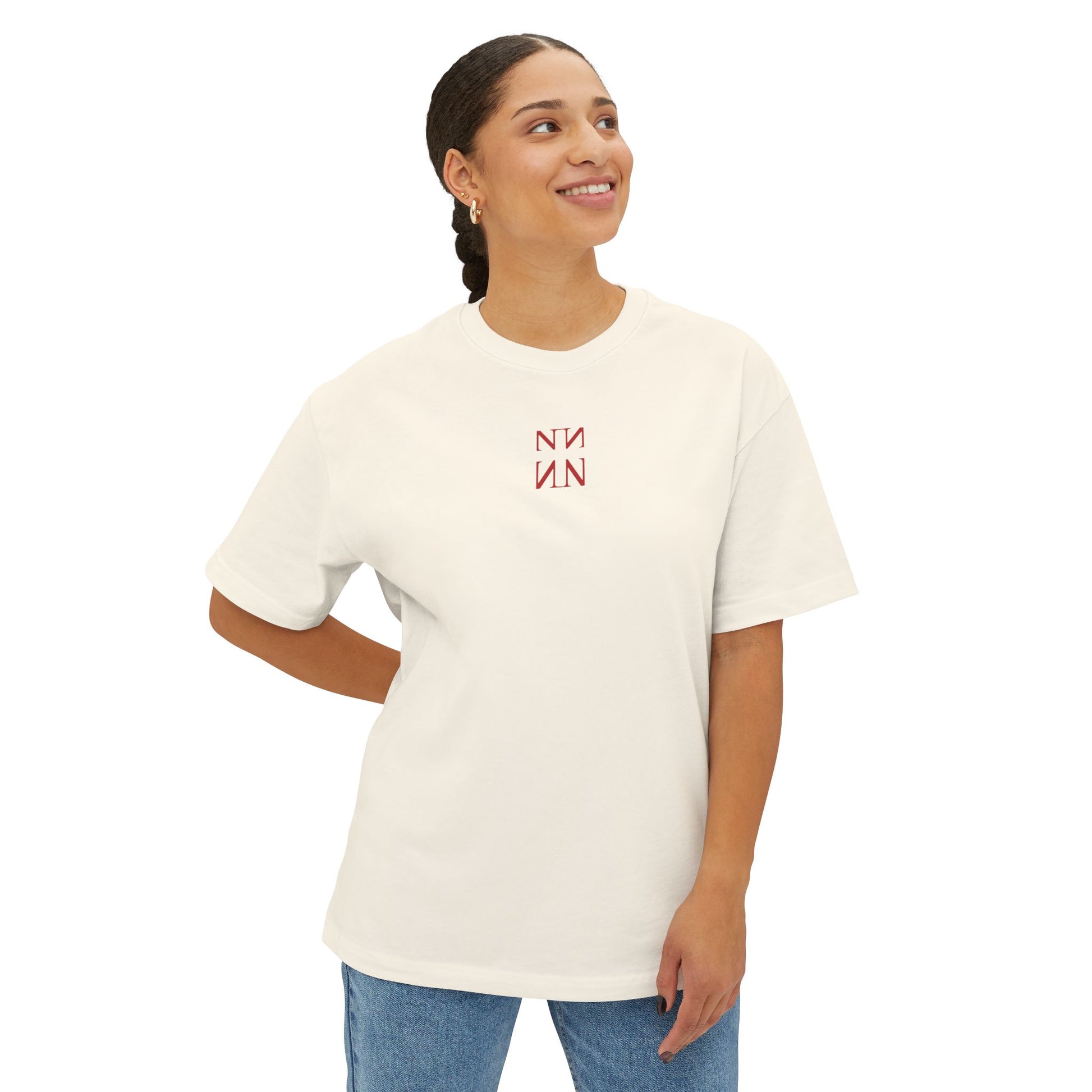 Unisex Oversized Boxy Shirt, Dracula.-Red colection