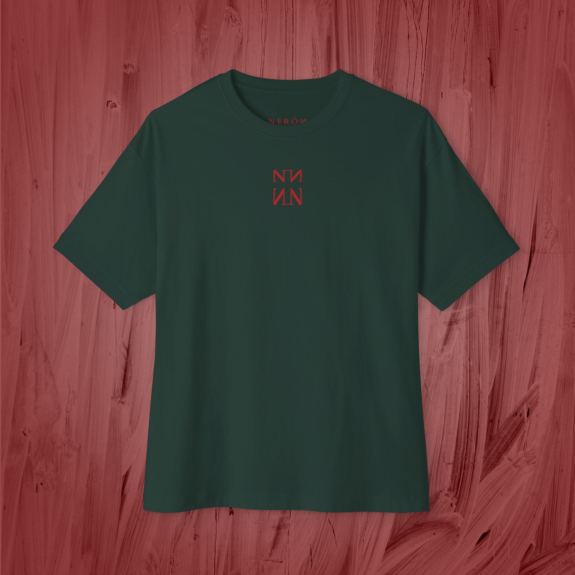 Unisex Oversized Boxy Shirt, Dracula.-Red colection
