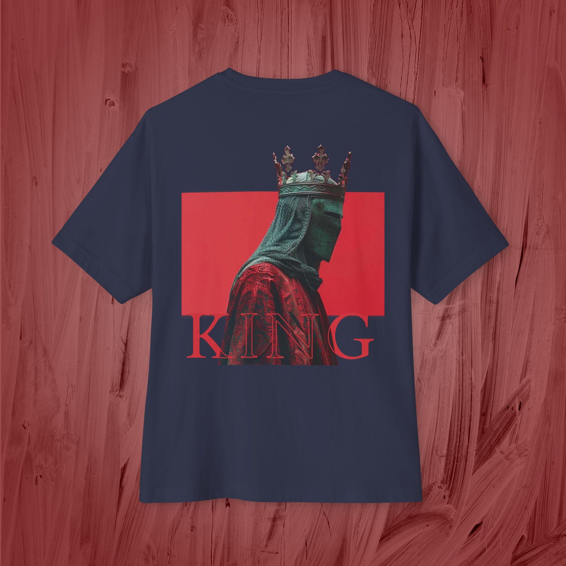 Unisex Oversized Boxy Tee - king red collection