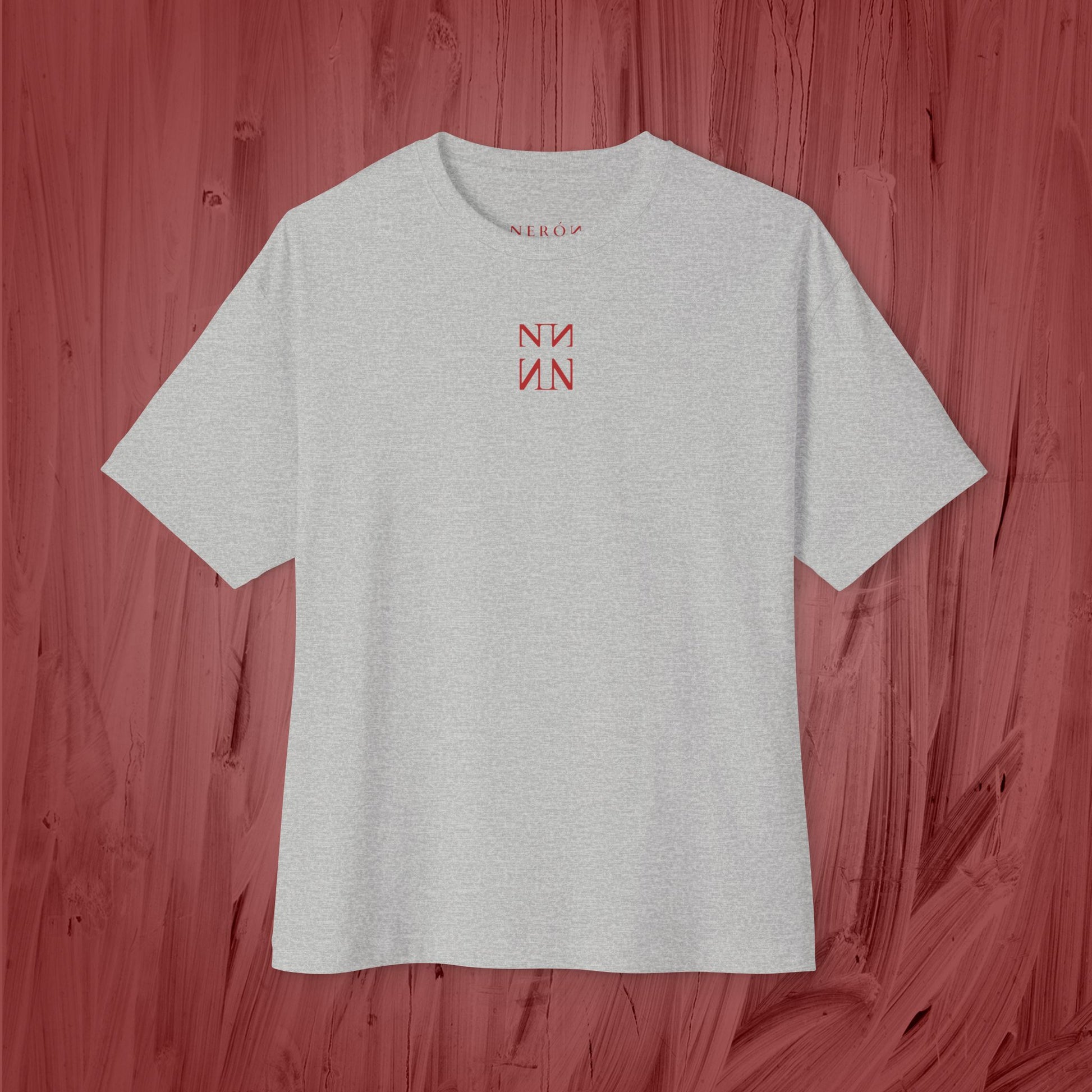 Artistic Unisex Oversized Boxy Tee - Casual Fashion, Graphic Tee, Statement Top, Trendy Clothing, Unique Gift Idea