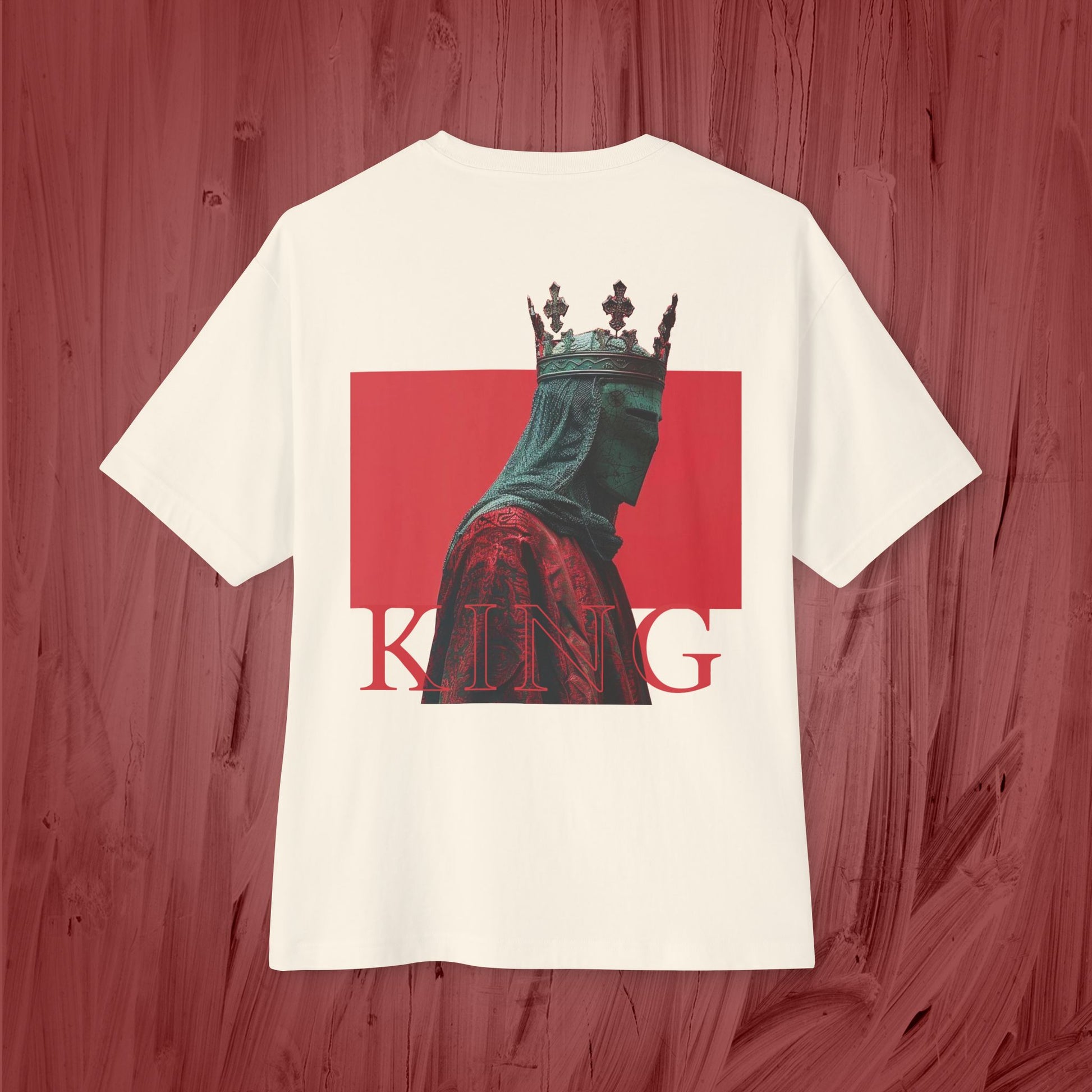 Unisex Oversized Boxy Tee - king red collection